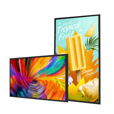 Купить 55 дюймовый IP67 водонепроницаемый наружный LCD рекламный аппарат с 4000nits высокой яркостью для цифровой вывески Производство в сети