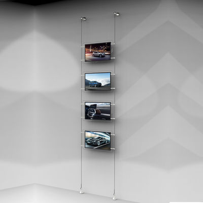Android 11 Wifi Remote Glass Window Hanging Digital Signage с корпусом из алюминиевого сплава