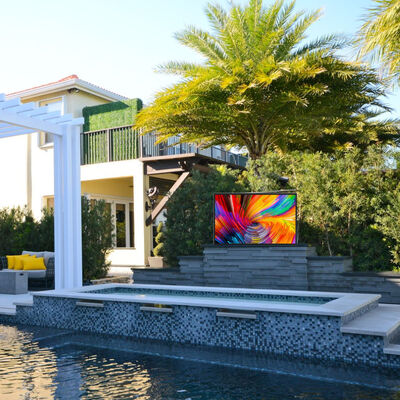 55 дюймовый наружный рекламный ЖК-дисплей с яркостью 3000 нит IP67 водонепроницаемое и противоотражательное стекло