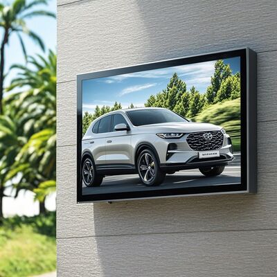 55-дюймовая технология полной ламинировки Наружная рекламная машина с LCD с яркостью 4000Nits и водонепроницаемой цифровой вывеской IP67